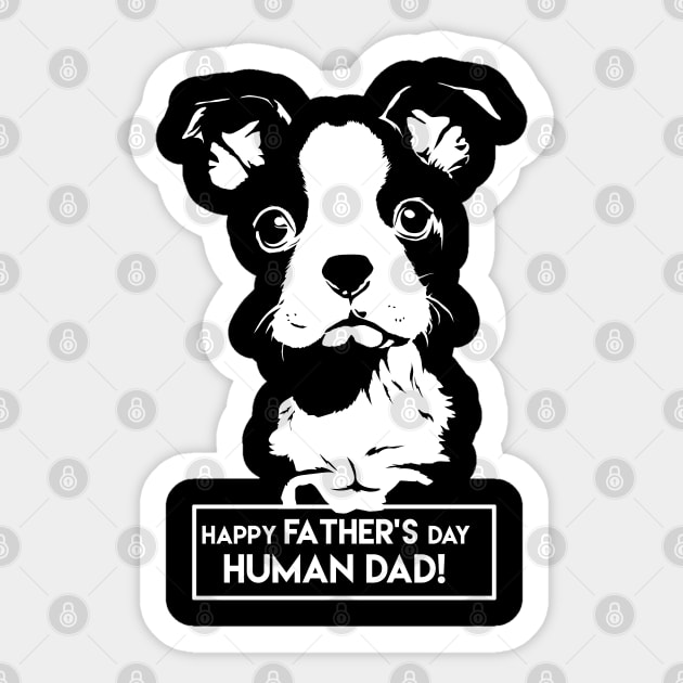 Human Dad Doggies Sticker by creative
